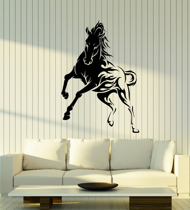 Vinyl Wall Decal Beautful Horse Stallion Animal Thoroughbred Stickers Mural (g1260)