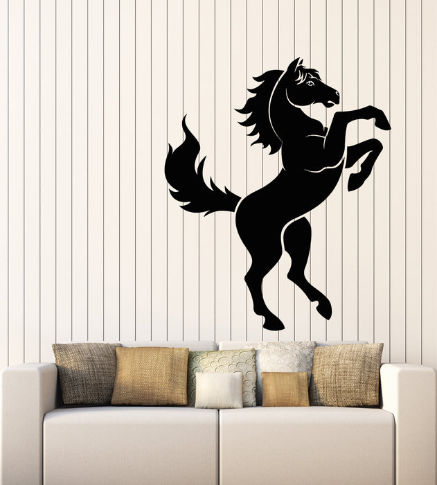 Vinyl Wall Decal Animal Stallion Mustang Pet Horse Stable Stickers Mural (g3241)