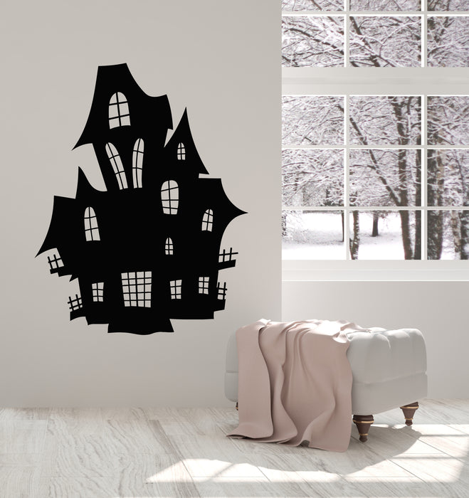 Vinyl Wall Decal Halloween House Children Cartoon Decoration Idea Stickers Mural (g1777)
