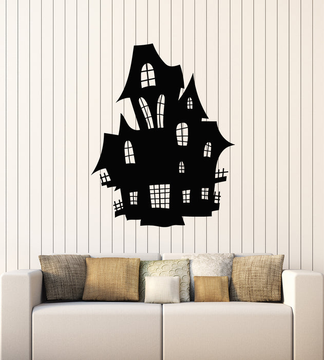 Vinyl Wall Decal Halloween House Children Cartoon Decoration Idea Stickers Mural (g1777)