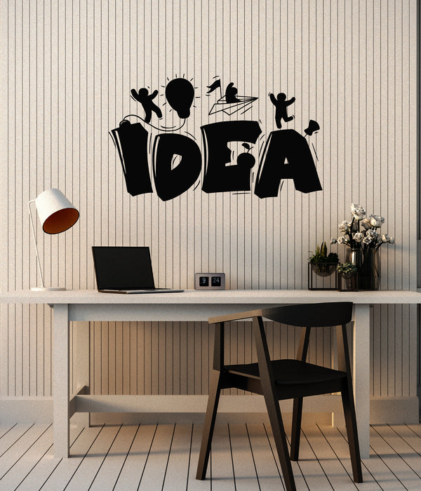 Vinyl Wall Decal Creative Idea Office Space Team Work Success Stickers Mural (g4423)