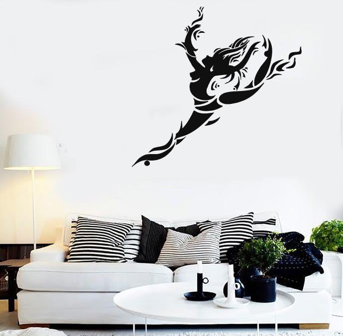 Vinyl Wall Decal Yoga Hot Sexy Beautiful Dancing Girl Decor Stickers Unique Gift (ig003)