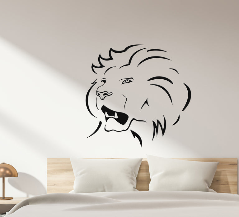 Wall Stickers Vinyl Decal Lion Animal Predator Power Decor Mural Unique Gift (ig048)