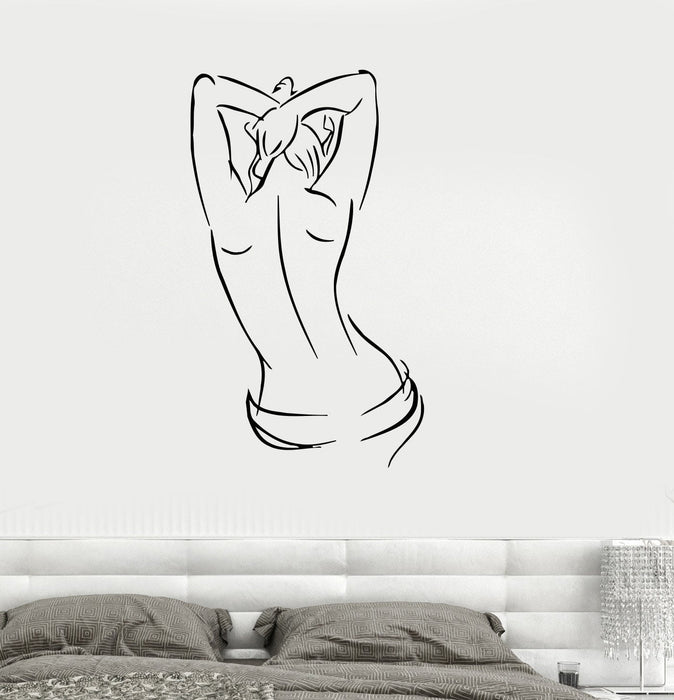 Vinyl Decal Naked Girl Woman Spa Massage Salon Wall Stickers Mural Unique Gift (ig062)