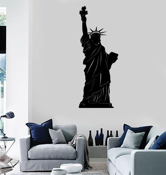 Wall Stickers Vinyl Decal Statue of Liberty USA New York Symbol (ig1010)