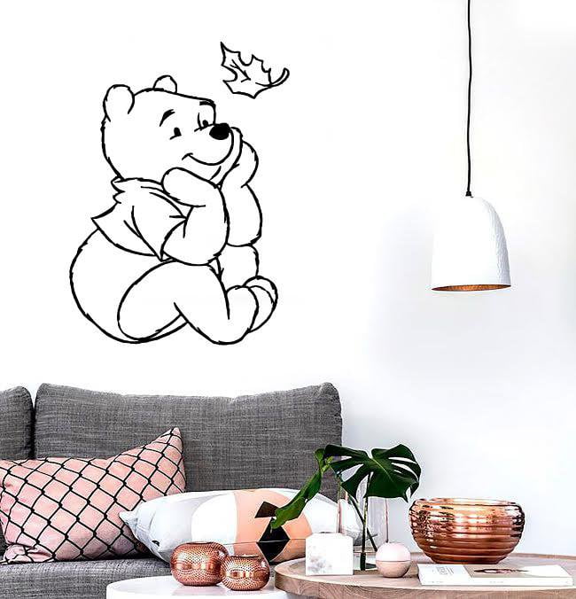 Wall Stickers Vinyl Decal Winnie The Pooh Cartoon Positive Baby Room ( —  Wallstickers4you