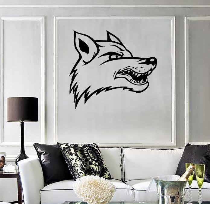 Wall Stickers Vinyl Decal Wolf Animal Nature Tribal Art Decor Unique G ...