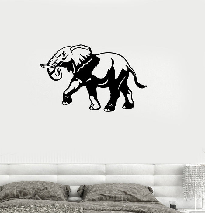 Vinyl Decal Elephant African Animal Zoo Lids Room Decor Wall Stickers Unique Gift (ig128)