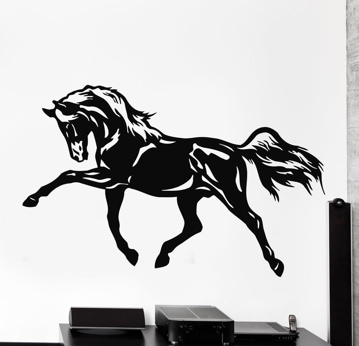 Wall Stickers Vinyl Decal Horse Racing Tribal Animal Decor Unique Gift (ig149)