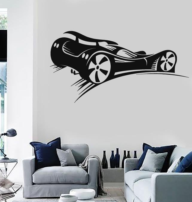 Wall Stickers Vinyl Decal Sports Car Racing Rally Formula 1 Unique Gift ig1560