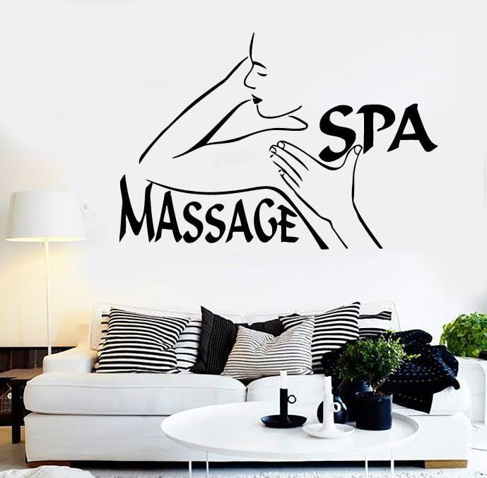 Wall Stickers Vinyl Decal Spa Massage Beauty Salon Relax Unique Gift (ig1704)