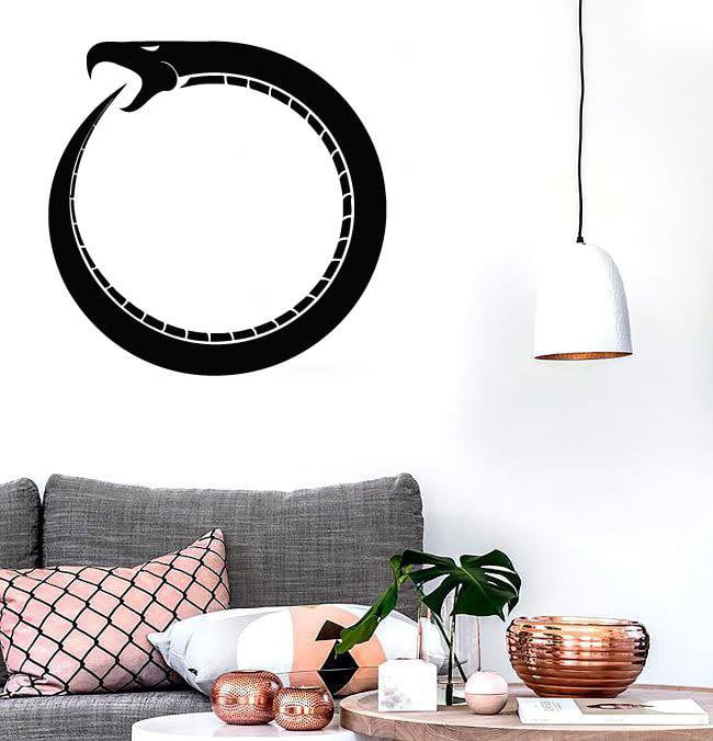 Wall Stickers Vinyl Decal Snake Infinite Philosophy Religion Unique Gift (ig1725)