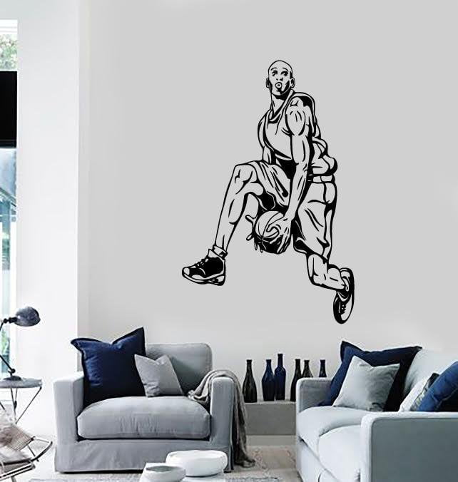 Wall Stickers Vinyl Decal Sports Basketball Player for Fans Decor Unique Gift (ig1754)