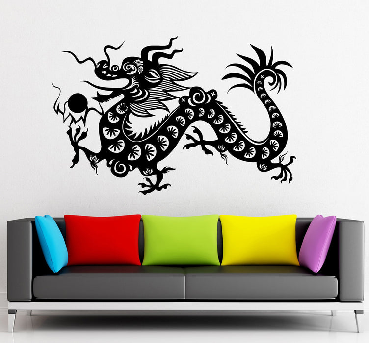 Wall Sticker Vinyl Decal Chinese Dragon Fantasy Mascot China Unique Gift (ig1856)
