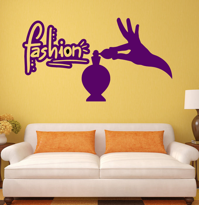 Wall Sticker Vinyl Decal Fashion Perfume for Girls Beauty Salon Style Unique Gift (ig2016)