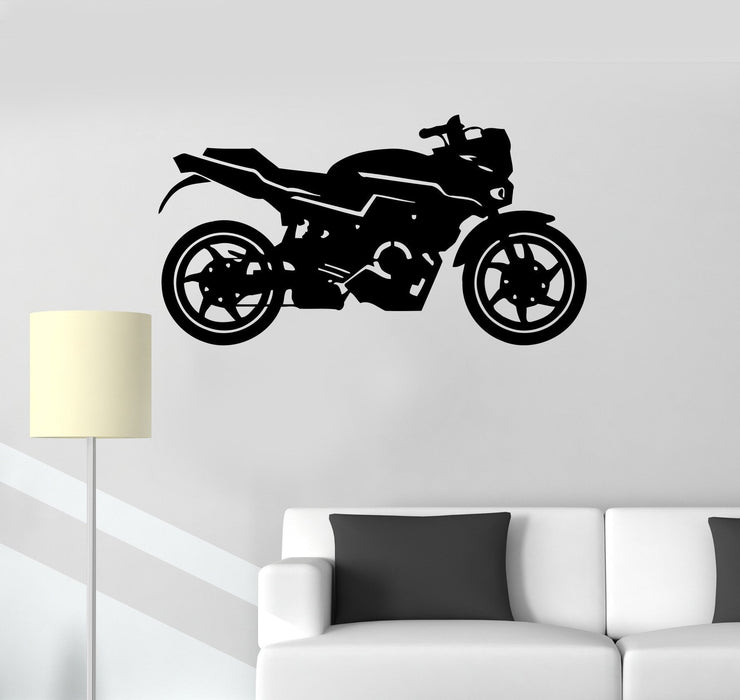 Vinyl Decal Motorcycle Racing Garage Decor Extreme Sports Wall Stickers Unique Gift (ig2618)