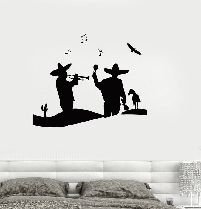 Wall Decal Mexico Music Musician Cool Room Art Vinyl Stickers Unique Gift (ig2625)