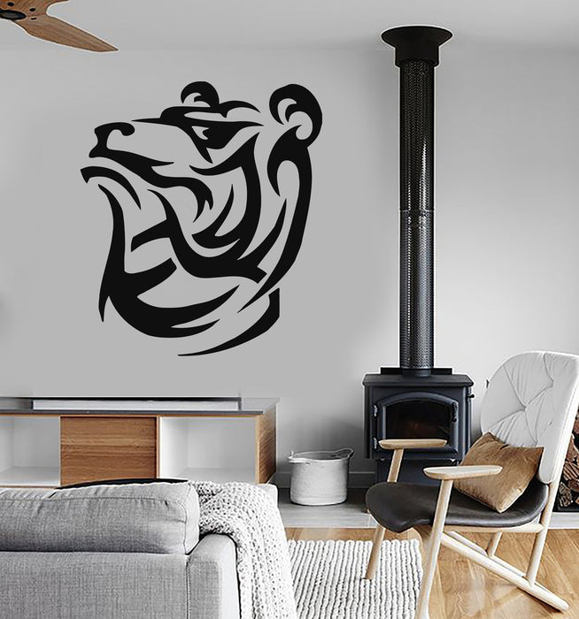 Wall Stickers Vinyl Decal Grizzly Bear Animal Tribal Decor Mural Unique Gift (ig265)