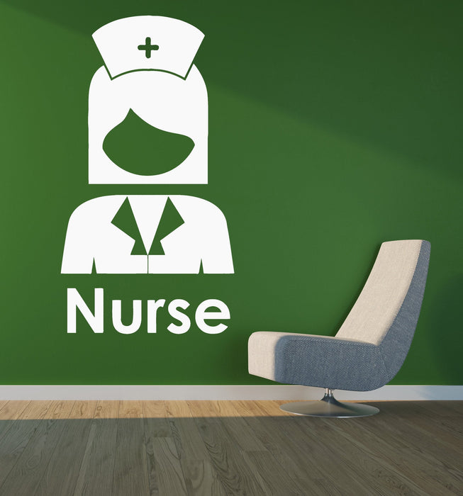 Vinyl Decal Clinical Nurse Hospital Pharmacy Wall Stickers Mural Unique Gift (ig2672)