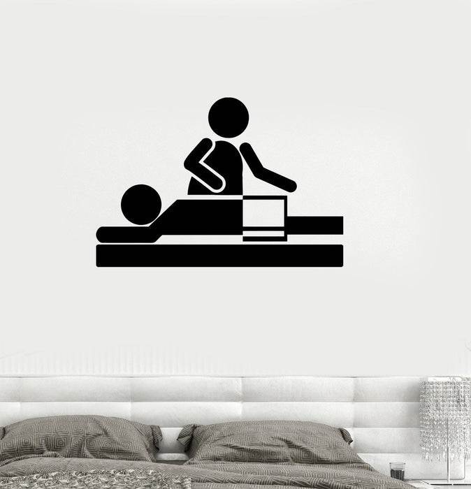 Vinyl Wall Decal Relax Spa Massage Therapy Beauty Salon Stickers (ig3247)