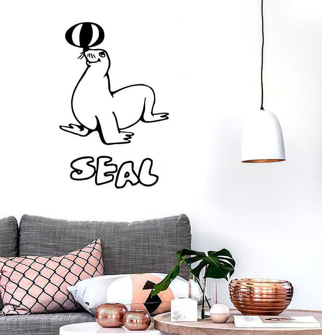 Wall Stickers Vinyl Decal Seal Circus Animal Decor for Kids Room Unique Gift (ig602)