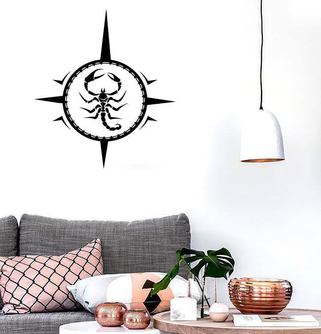 Wall Stickers Vinyl Decal Scorpio Zodiac Astrological Sign Stars Unique Gift (ig733)