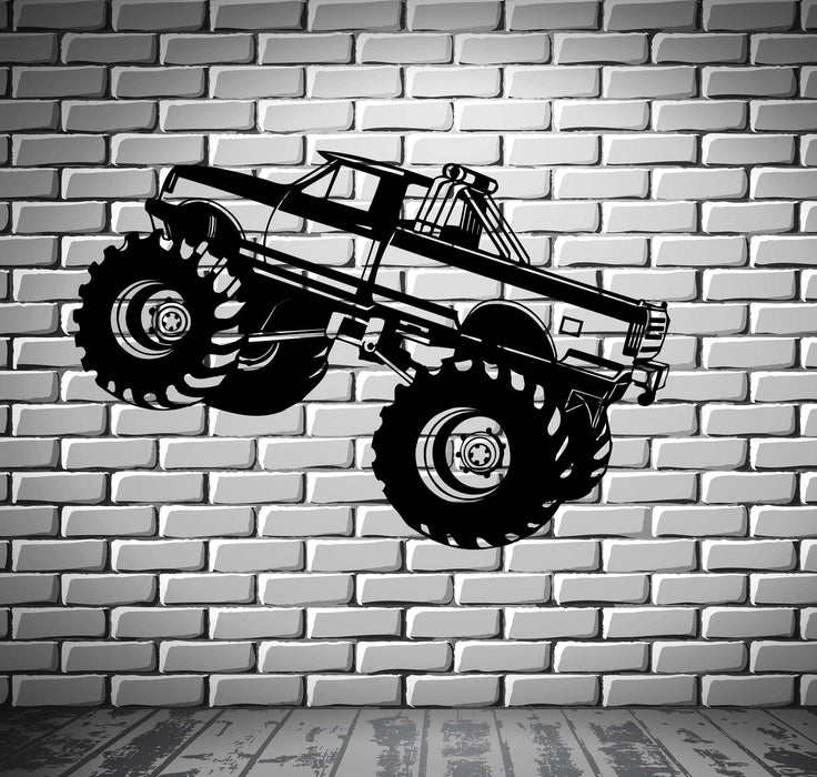 Monster Truck Wall Stickers Car Pickup for Garage SUV Sport Vinyl Decal Unique Gift (ig919)