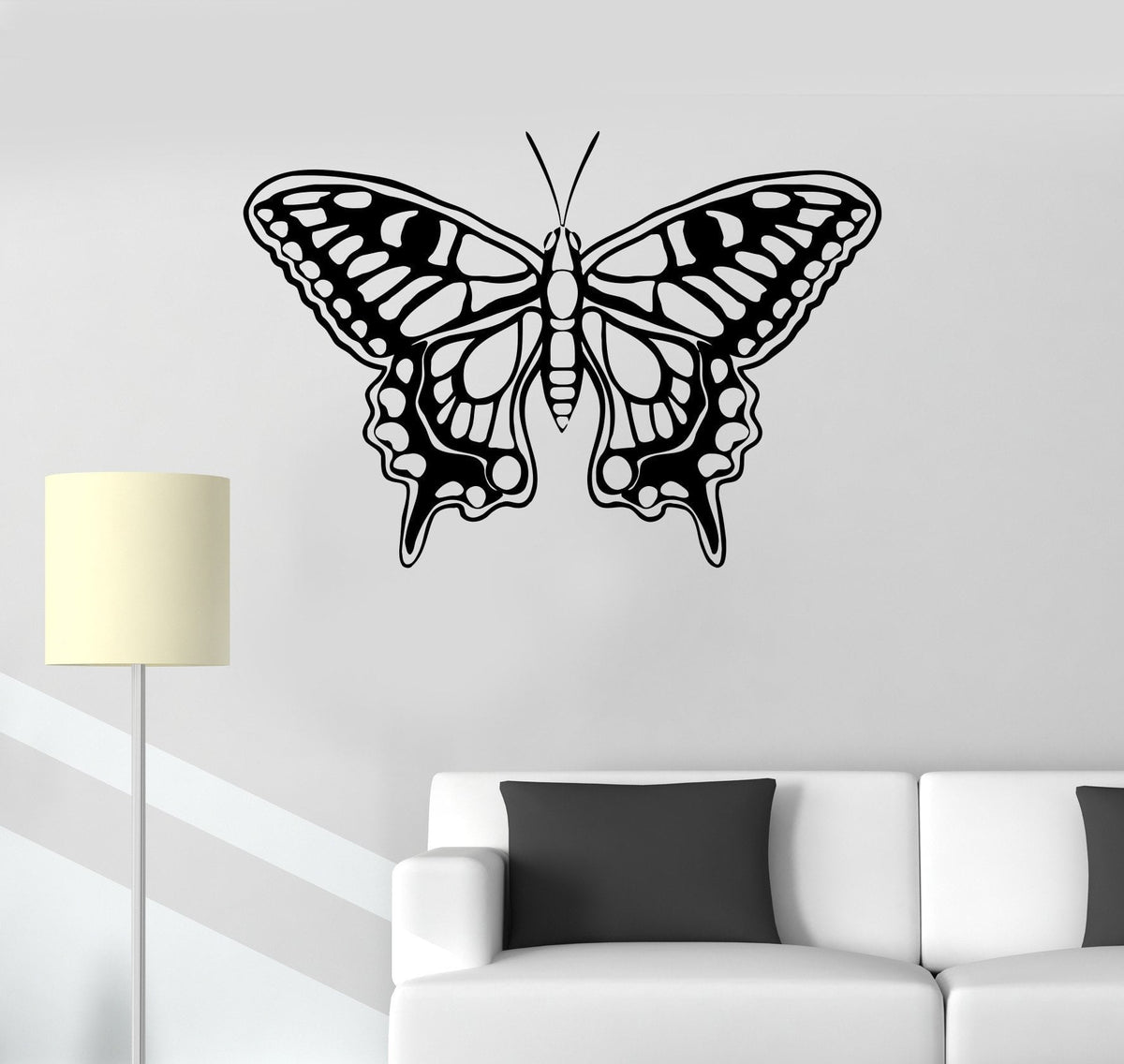 Vinyl Decal Beautiful Butterfly Home Decoration Wall Stickers Mural Un ...