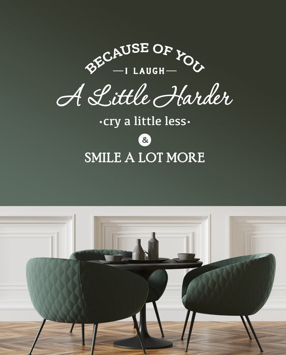 Виниловая наклейка на стену Вдохновляющая позитивная цитата Стикер для домашнего декора (ig6133)