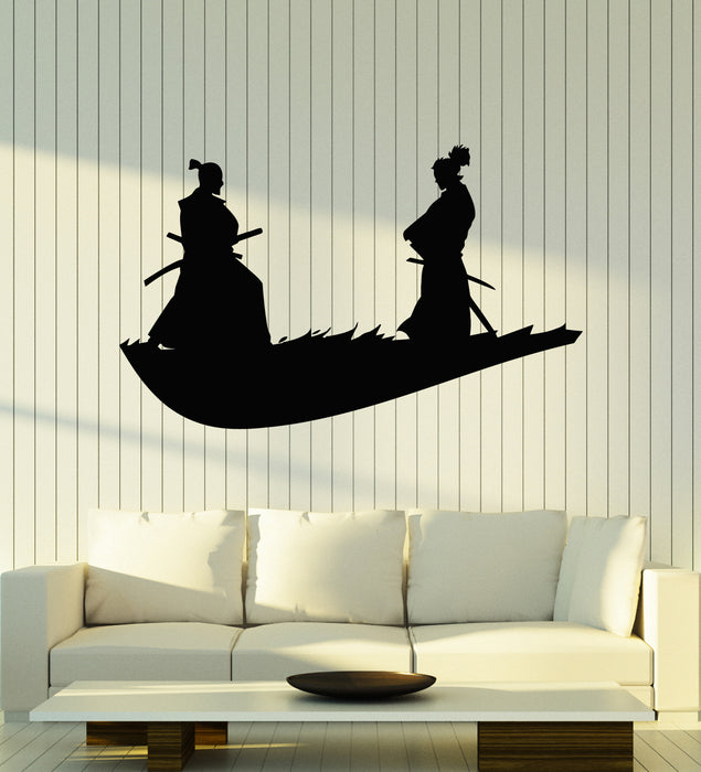 Vinyl Wall Decal Japan Swords Warriors Japanese Asian Art Stickers Mural (g6327)