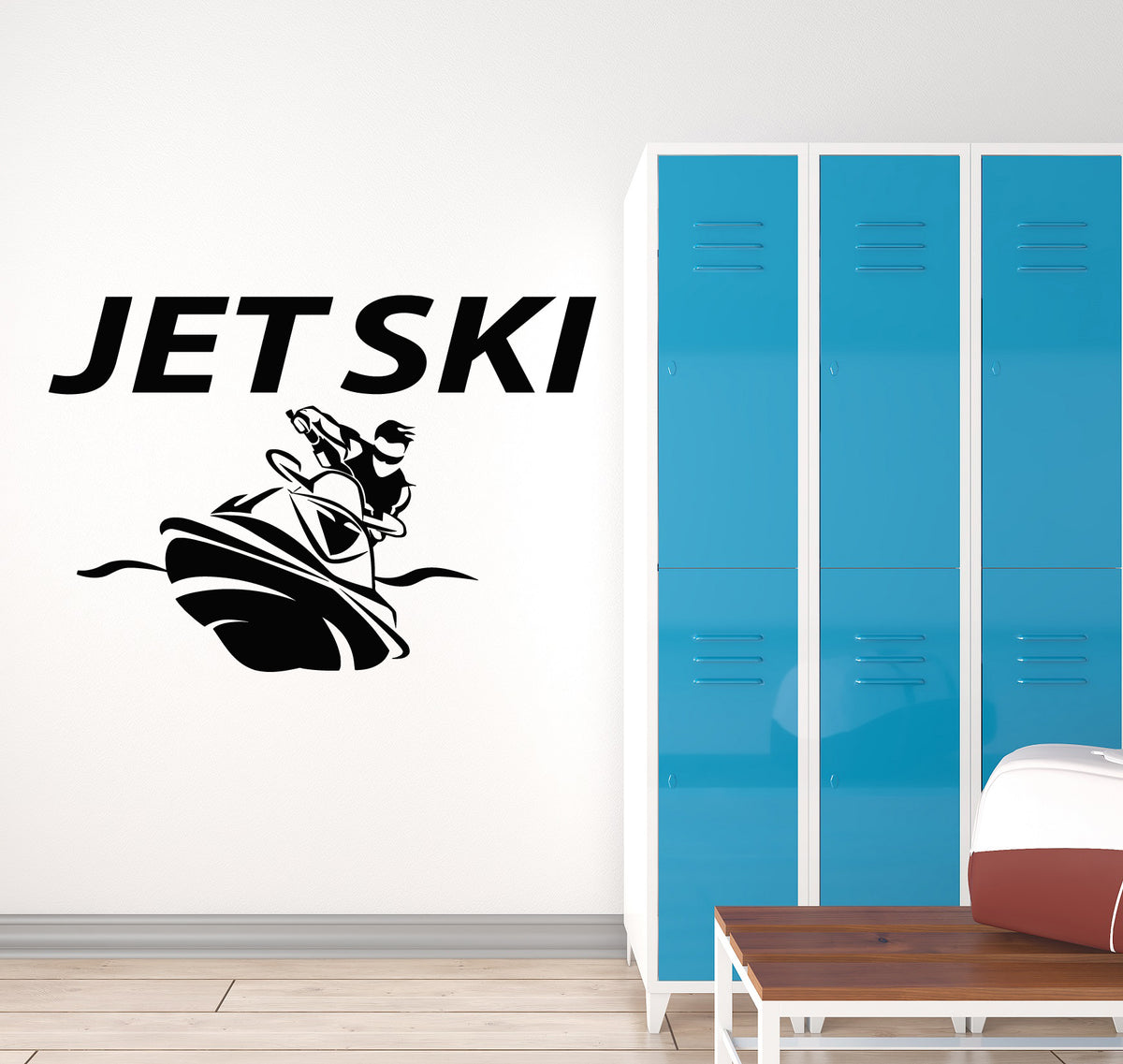 Vinyl Wall Decal Watercraft Water Racing Jet Ski Aquabike Stickers Mur ...