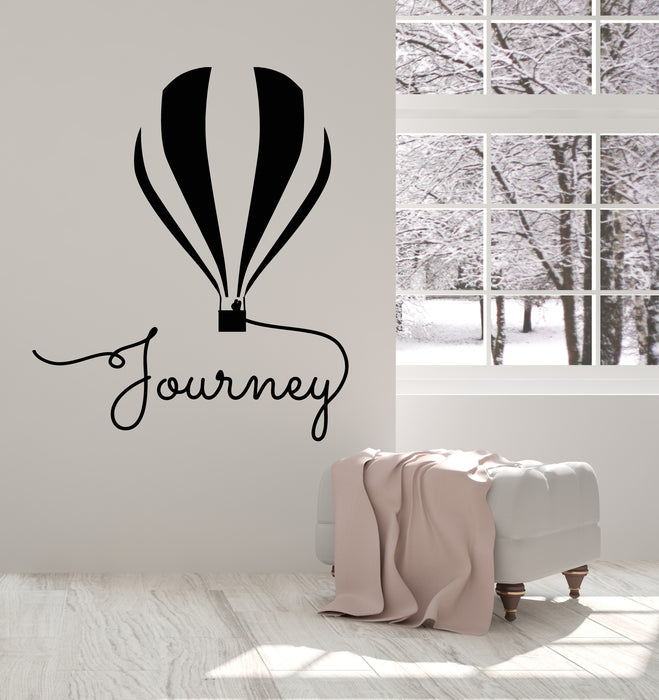 Vinyl Wall Decal Balloon Travel Journey Dream Air Interior Stickers Mural (g5330)