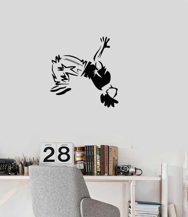 Autocollant mural en vinyle Jump Boy Purker Jumper Sport Decor Stickers Mural (g008)