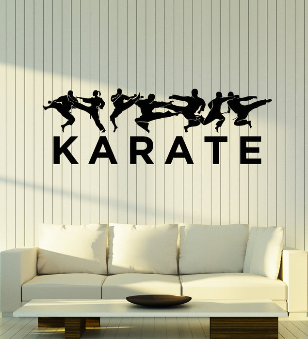 Vinyl Wall Decal Karate MMA Oriental Fighting Training Fights Stickers Mural (g3776)