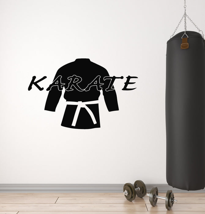 Vinyl Wall Decal Eastern Martial Arts Decor Karate Fight Sport Stickers Mural (g3970)