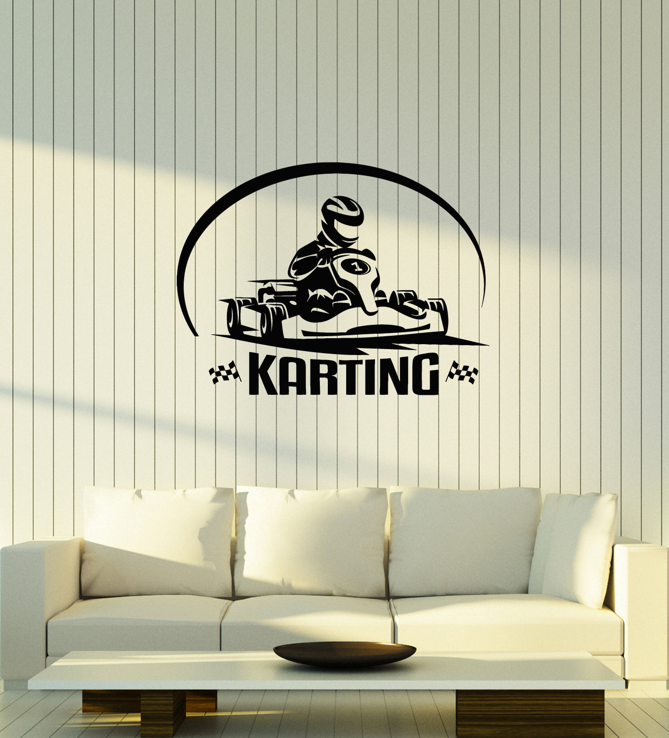 Vinyl Wall Decal Kart Formula 1 Sports Car Karting Racing Sports Stick ...