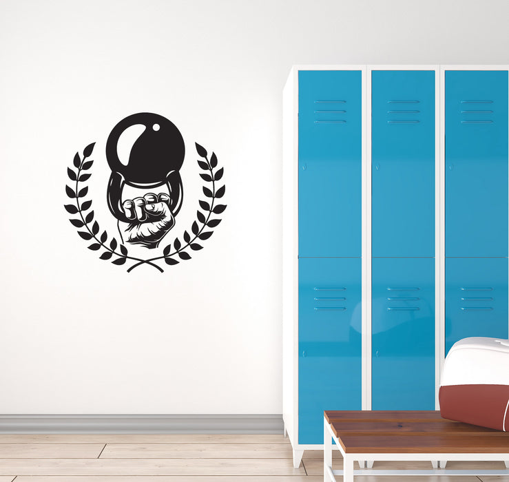 Vinyl Wall Decal Bodybuilding Kettlebell Gym Fitness Center Sports Interior Stickers Mural (ig5982)