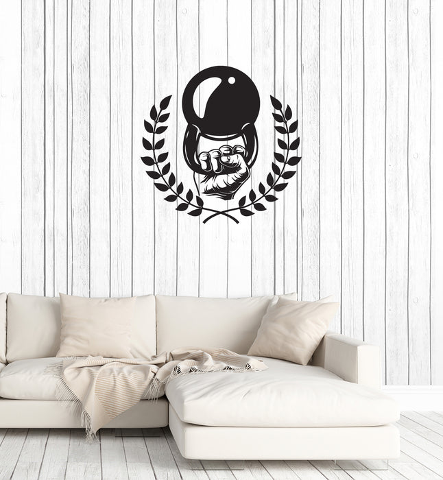Vinyl Wall Decal Bodybuilding Kettlebell Gym Fitness Center Sports Interior Stickers Mural (ig5982)