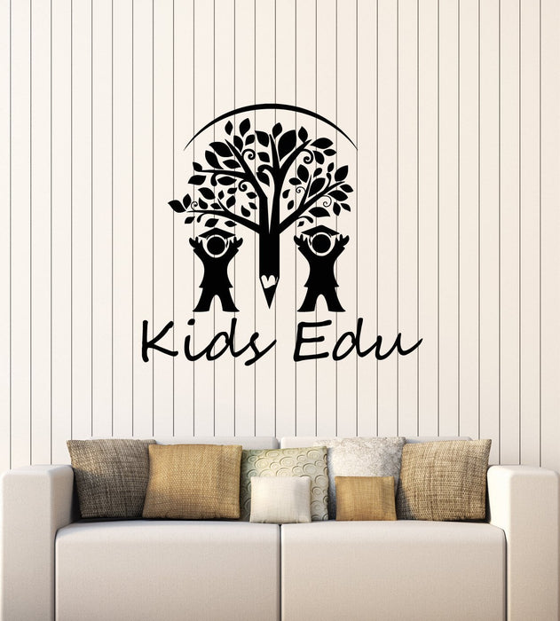 Vinyl Wall Decal Kids Edu Nursery School Tree Children's Education Art Stickers Mural (ig5376)