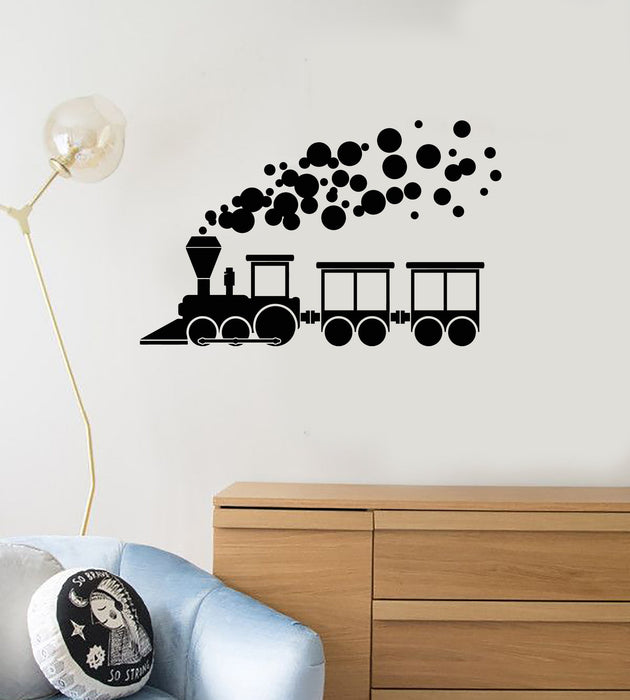 Vinyl Wall Decal Train Kids Room Decoration Idea Art Home Decor Stickers Mural (ig5556)