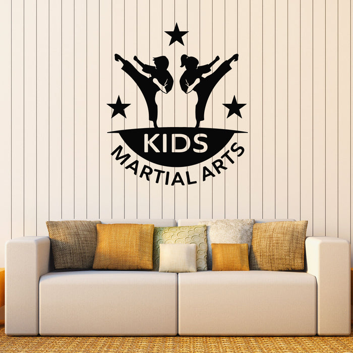 Vinyl Wall Decal Learn Kids Martial Arts Sports School Gym Stickers Mural (g8445)