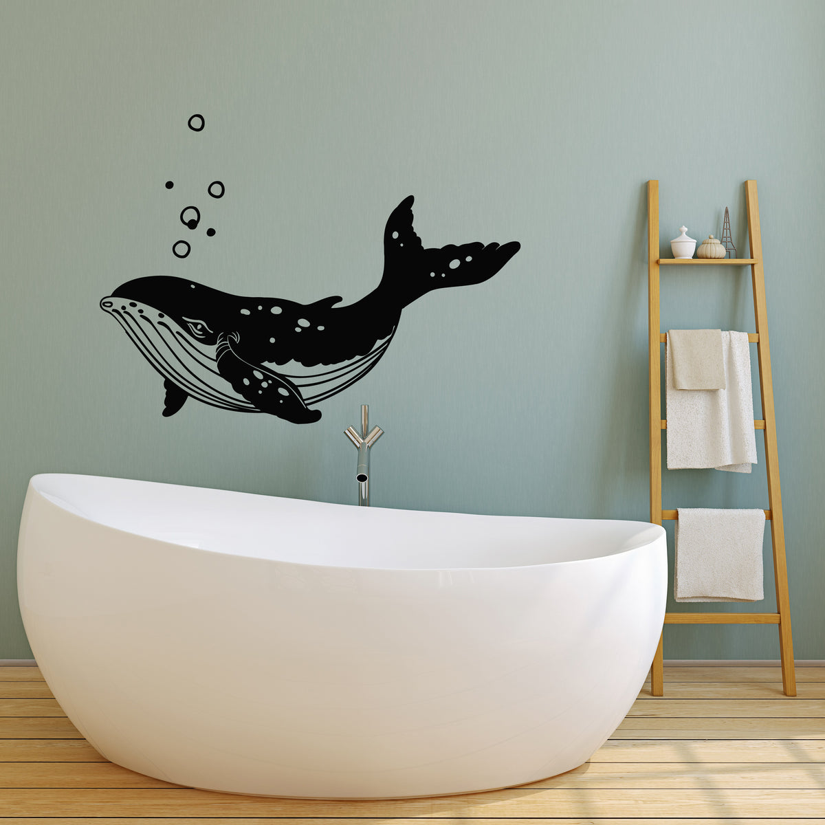 Vinyl Wall Decal Sea Animal Killer Whale Orca Big Fish Ocean Style Sti —  Wallstickers4you, image size:1200x1200