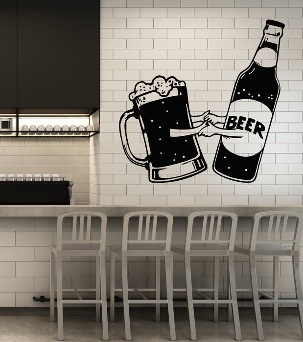 Vinyl Wall Decal Kitchen Drink Beer House Alcohol Pub Bar Stickers Mural (g5184)