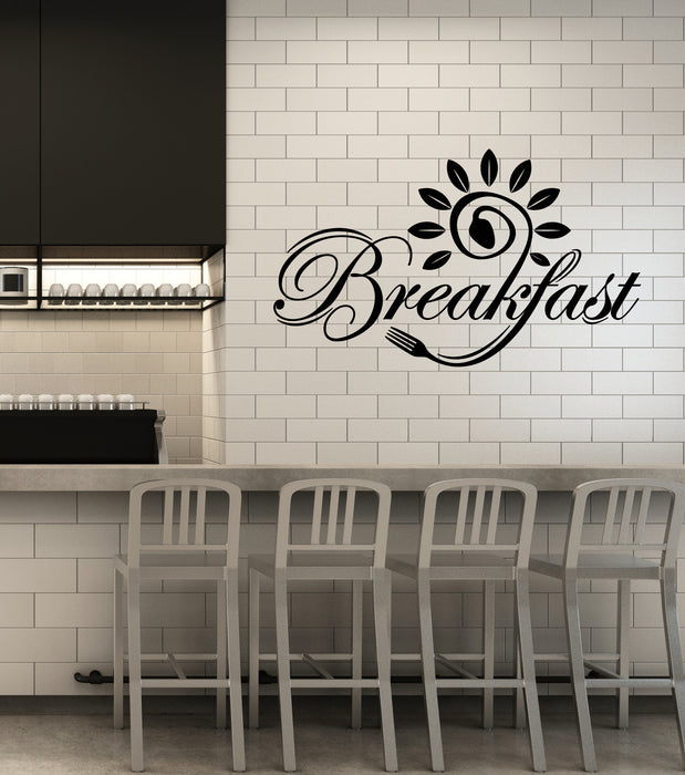 Vinyl Wall Decal Kitchen Breakfast Good Morning Cafe Decor Stickers Mural (g7540)