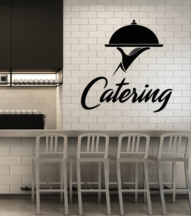 Vinyl Wall Decal Restaurant Catering Service Cooking Food Stickers Mural (g6142)