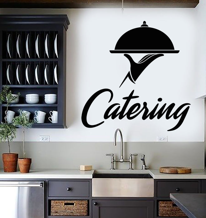 Vinyl Wall Decal Restaurant Catering Service Cooking Food Stickers Mural (g6142)