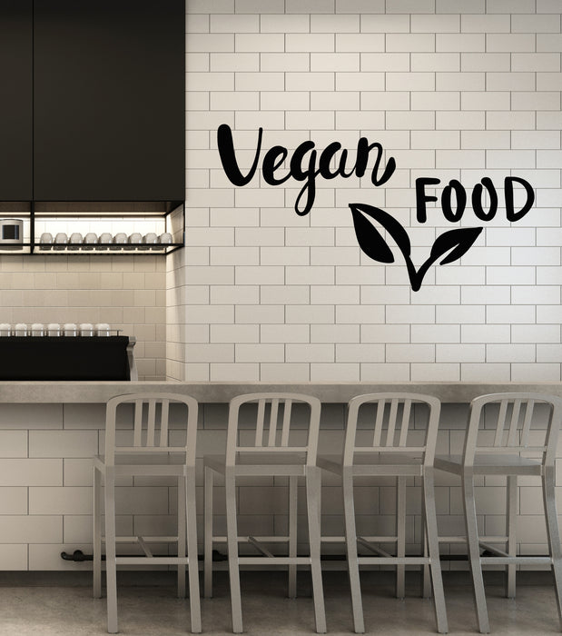 Vinyl Wall Decal Healthy Vegetarian Vegan Food Kitchen Decor Stickers Mural (g6253)