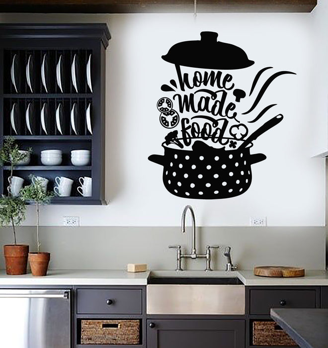 Vinyl Wall Decal Home Made Food Taste Appetites Kitchen Stickers Mural (g3440)