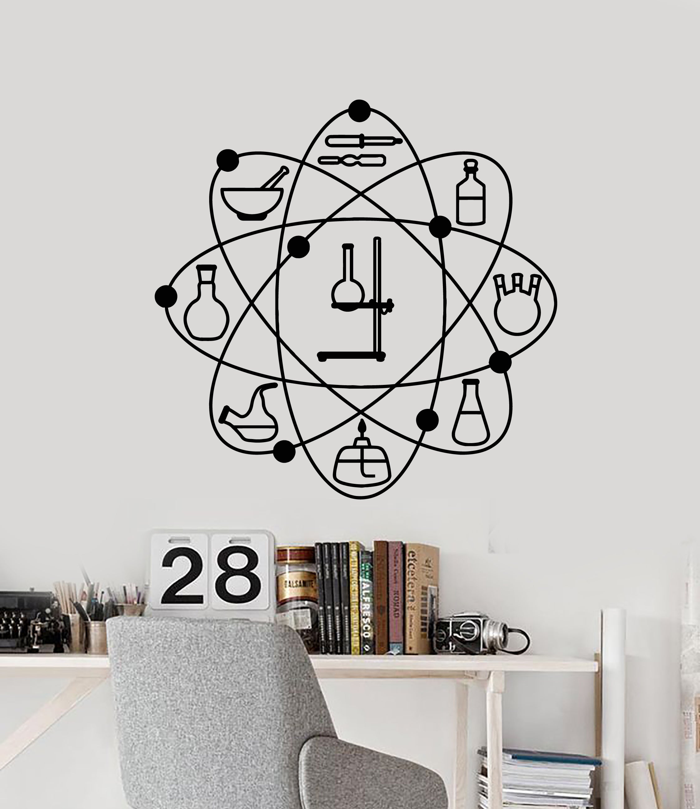 Chemistry Wall Decals High Def Photos Vinyl Wall Decal Chemistry Lab