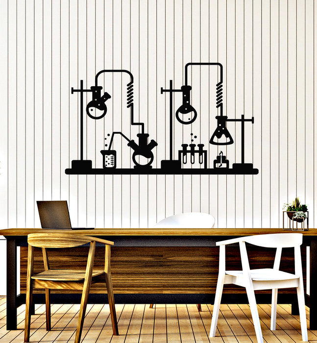 Vinyl Wall Decal Chemical Lab Laboratory Science Class Room Chemistry Stickers Mural (g1500)